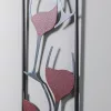 Hand-Painted Decorative Metal Accessory, 32 x 5 x 90 cm | 100% Metal, 0.8 mm Thickness | Unique Color Variations for Stylish Home Décor