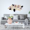 Handmade Decorative Metal Wall Accessory, 120 x 7 x 61 cm | 100% Metal, 0.8 mm Thickness | Unique Hand-Painted Design, Perfect for Home Decor.