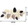 Handmade Decorative Metal Wall Accessory, 120 x 7 x 61 cm | 100% Metal, 0.8 mm Thickness | Unique Hand-Painted Design, Perfect for Home Decor.
