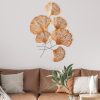 Hand-Painted Decorative Metal Wall Accessory, 75 x 5 x 100 cm | 100% Metal, 0.8 mm Thickness | Unique Art Piece for Home Decor, Vivid Colors & Textures