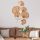 Hand-Painted Decorative Metal Wall Accessory, 75 x 5 x 100 cm | 100% Metal, 0.8 mm Thickness | Unique Art Piece for Home Decor, Vivid Colors & Textures
