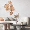 Hand-Painted Decorative Metal Wall Accessory, 75 x 5 x 100 cm | 100% Metal, 0.8 mm Thickness | Unique Art Piece for Home Decor, Vivid Colors & Textures