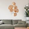 Hand-Painted Decorative Metal Wall Accessory, 75 x 5 x 100 cm | 100% Metal, 0.8 mm Thickness | Unique Art Piece for Home Decor, Vivid Colors & Textures