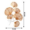 Hand-Painted Decorative Metal Wall Accessory, 75 x 5 x 100 cm | 100% Metal, 0.8 mm Thickness | Unique Art Piece for Home Decor, Vivid Colors & Textures