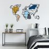 Stylish Decorative Metal Wall Accessory, 138.5 x 89 cm | Durable 1.20 mm Metal & 3 mm Wood | Perfect for Modern Home Decor & Office Spaces