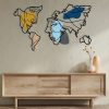 Stylish Decorative Metal Wall Accessory, 138.5 x 89 cm | Durable 1.20 mm Metal & 3 mm Wood | Perfect for Modern Home Decor & Office Spaces