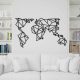 Stylish Black Decorative Metal Wall Accessory, 140 x 80 cm | 100% Metal, 1.2mm Thickness | Perfect for Modern Home Decor & Art Display