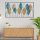 Elegant Decorative Metal Wall Accessory, 115 x 3 x 60 cm | 100% Metal (0.8 mm) | Hand-Painted Unique Design, Perfect for Home Décor & Art Lovers