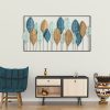 Elegant Decorative Metal Wall Accessory, 115 x 3 x 60 cm | 100% Metal (0.8 mm) | Hand-Painted Unique Design, Perfect for Home Décor & Art Lovers