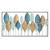 Elegant Decorative Metal Wall Accessory, 115 x 3 x 60 cm | 100% Metal (0.8 mm) | Hand-Painted Unique Design, Perfect for Home Décor & Art Lovers