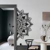 Stylish Black Decorative Metal Wall Accessory, 160 x 81 cm | 100% Metal, 1.2mm Thickness | Perfect for Modern Home Decor & Art Display