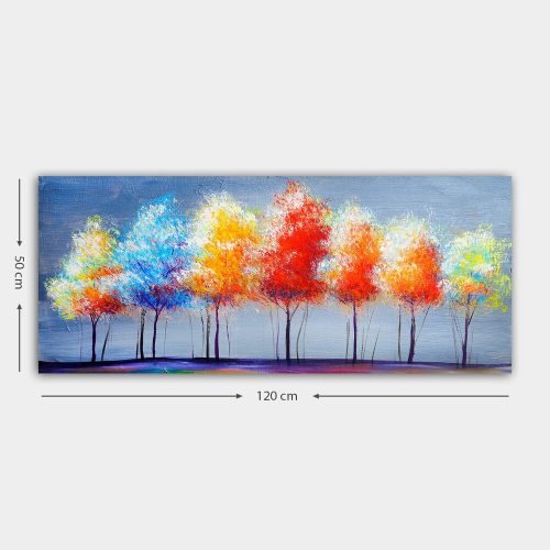 Stunning Decorative Canvas Painting, 50 x 120 cm | 100% Canvas, 100% Wooden Frame (3 cm Thick) | Perfect for Home Decor & Art Lovers