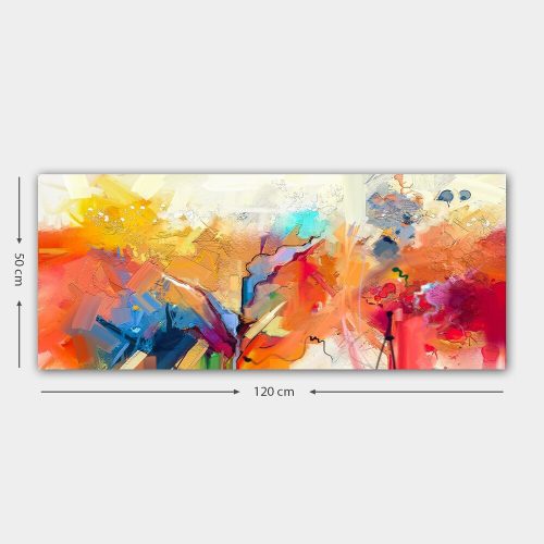 Stunning Decorative Canvas Painting, 50 x 120 cm | 100% Canvas, 100% Wooden Frame (3 cm Thick) | Perfect for Home Decor & Art Lovers