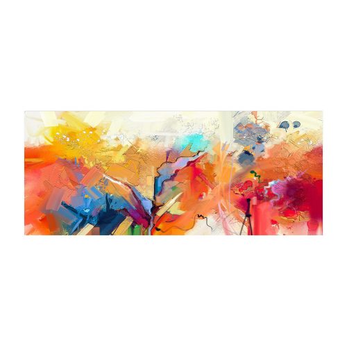 Stunning Decorative Canvas Painting, 50 x 120 cm | 100% Canvas, 100% Wooden Frame (3 cm Thick) | Perfect for Home Decor & Art Lovers