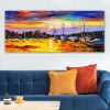 Stunning Decorative Canvas Painting, 50 x 120 cm | 100% Canvas, 100% Wooden Frame (3 cm Thick) | Perfect for Home Decor & Art Lovers