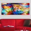 Stunning Decorative Canvas Painting, 50 x 120 cm | 100% Canvas, 100% Wooden Frame (3 cm Thick) | Perfect for Home Decor & Art Lovers