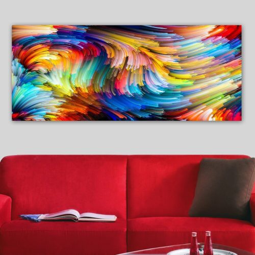 Stunning Decorative Canvas Painting, 50 x 120 cm | 100% Canvas, 100% Wooden Frame (3 cm Thick) | Perfect for Home Decor & Art Lovers