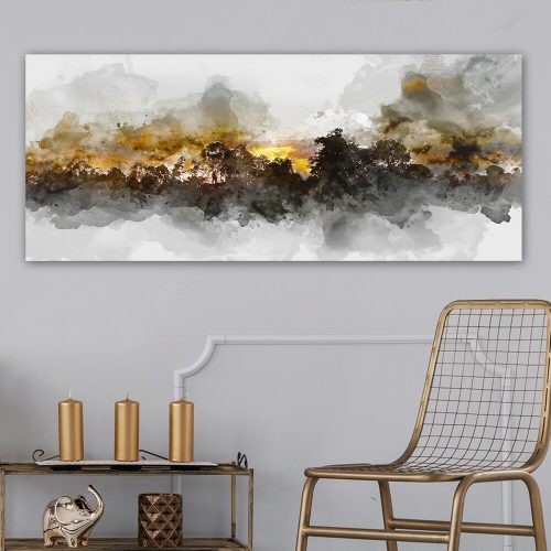 Stunning Decorative Canvas Painting, 50 x 120 cm | 100% Canvas, 100% Wooden Frame (3 cm Thick) | Perfect for Home Decor & Art Lovers