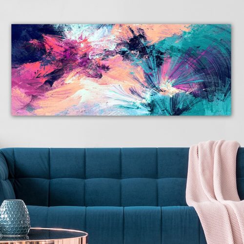 Stunning Decorative Canvas Painting, 50 x 120 cm | 100% Canvas, 100% Wooden Frame (3 cm Thick) | Perfect for Home Decor & Art Lovers