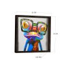 Elegant Decorative Framed MDF Painting, 33 x 33 cm | 100% MDF & Pine Wood Frame | UV Printed Art by Anonymous | Perfect for Home Decor