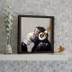 Elegant Decorative Framed MDF Painting, 33 x 33 cm | 100% MDF & Pine Wood Frame | UV Printed Art by Anonymous | Perfect for Home Decor