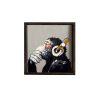 Elegant Decorative Framed MDF Painting, 33 x 33 cm | 100% MDF & Pine Wood Frame | UV Printed Art by Anonymous | Perfect for Home Decor