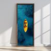 Elegant Decorative Framed MDF Painting, 40 x 120 cm | 100% MDF & Pine Wood Frame, UV Printed | Perfect for Home Decor & Modern Spaces