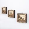 Elegant Decorative Framed MDF Paintings (3 Pieces), 15 x 15 cm | 100% MDF & Pine Wood Frame, UV Printed | Perfect for Home Decor & Art Lovers