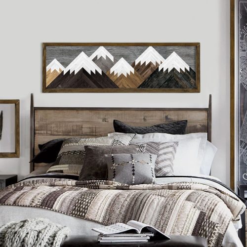 Elegant Decorative Framed MDF Painting, 35 x 120 cm | 100% UV Printed, Pine Wood Frame (3.5 cm) | Perfect for Home Decor & Modern Spaces