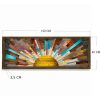 Elegant Decorative Framed MDF Painting, 40 x 120 cm | 100% UV Printed, Pine Wood Frame (3.5 cm) | Perfect for Home Decor & Modern Spaces