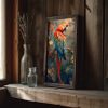 Elegant Decorative Framed MDF Painting, 25 x 50 x 3.5 cm | 100% MDF (3 mm) & Spruce Frame | Perfect for Home Decor & Modern Aesthetics