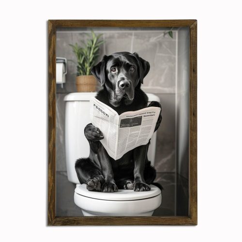 Elegant Decorative Framed MDF Painting, 35 x 47 x 3.5 cm | 100% MDF (3 mm) & Spruce Frame | Perfect for Home Decor & Modern Aesthetics