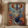 Elegant Decorative Framed MDF Painting, 35 x 47 x 3.5 cm | 100% MDF (3 mm) & Spruce Frame | Perfect for Home Decor & Modern Aesthetics