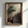 Elegant Decorative Framed MDF Painting, 35 x 47 x 3.5 cm | 100% MDF (3 mm) & Spruce Frame | Perfect for Home Decor & Modern Aesthetics