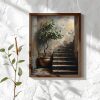 Elegant Decorative Framed MDF Painting, 35 x 47 x 3.5 cm | 100% MDF (3 mm) & Spruce Frame | Perfect for Home Decor & Modern Aesthetics