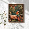 Elegant Decorative Framed MDF Painting, 35 x 47 x 3.5 cm | 100% MDF (3 mm) & Spruce Frame | Perfect for Home Decor & Modern Aesthetics