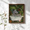Elegant Decorative Framed MDF Painting, 35 x 47 x 3.5 cm | 100% MDF (3 mm) & Spruce Frame | Perfect for Home Decor & Modern Aesthetics