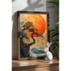Elegant Decorative Framed MDF Painting, 35 x 47 x 3.5 cm | 100% MDF (3 mm) & Spruce Frame | Perfect for Home Decor & Modern Aesthetics