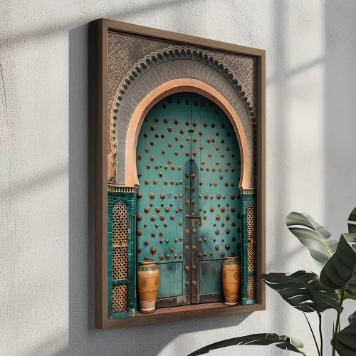 Elegant Decorative Framed MDF Painting, 35 x 47 x 3.5 cm | 100% MDF & Pine Wood Frame | UV Printed Art for Stylish Home Décor