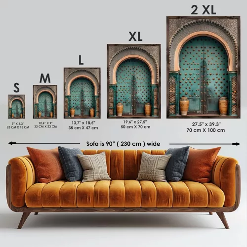 Elegant Decorative Framed MDF Painting, 35 x 47 x 3.5 cm | 100% MDF & Pine Wood Frame | UV Printed Art for Stylish Home Décor