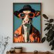 Elegant Decorative Framed MDF Painting, 35 x 47 x 3.5 cm | 100% MDF & Pine Wood Frame | UV Printed Art for Stylish Home Décor