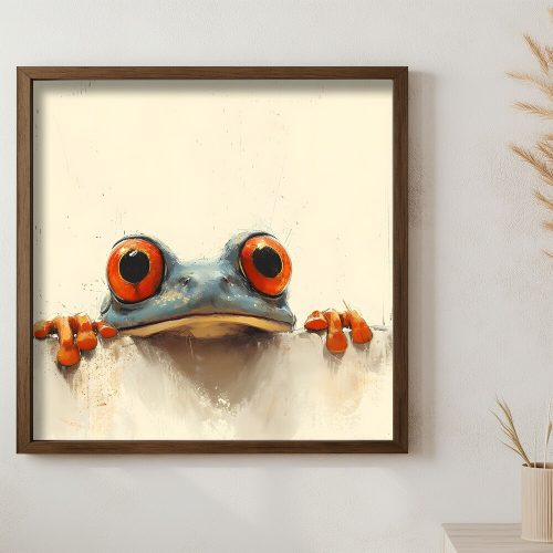 Elegant Decorative Framed MDF Painting, 50 x 50 x 3.5 cm | 100% MDF (3 mm) & Spruce Frame | Perfect for Home Decor & Modern Aesthetics