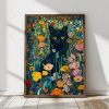 Elegant Decorative Framed MDF Painting, 50 x 70 x 3.5 cm | 100% MDF (3 mm) & Spruce Frame | Perfect for Home Decor & Modern Aesthetics