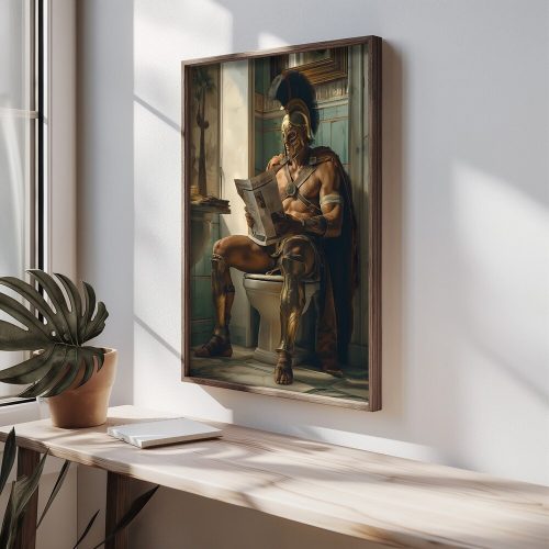 Elegant Decorative Framed MDF Painting, 50 x 70 cm | 100% MDF & Spruce Frame, UV Printed | Perfect for Home Decor & Modern Aesthetics