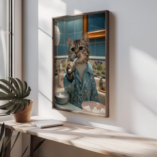 Elegant Decorative Framed MDF Painting, 50 x 70 cm | 100% MDF & Spruce Frame, UV Printed | Perfect for Home Decor & Modern Aesthetics