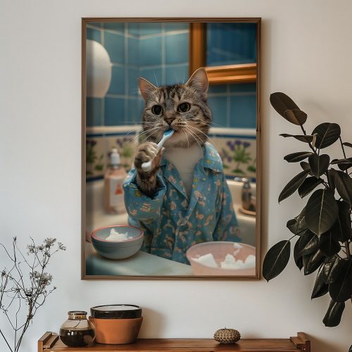 Elegant Decorative Framed MDF Painting, 50 x 70 cm | 100% MDF & Spruce Frame, UV Printed | Perfect for Home Decor & Modern Aesthetics