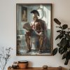 Elegant Decorative Framed MDF Painting, 50 x 70 cm | 100% MDF & Spruce Frame, UV Printed | Perfect for Home Decor & Modern Aesthetics