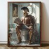 Elegant Decorative Framed MDF Painting, 50 x 70 cm | 100% MDF & Spruce Frame, UV Printed | Perfect for Home Decor & Modern Aesthetics