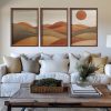Elegant Decorative Framed MDF Paintings (3 Pieces), 35 x 47 x 3.5 cm | 100% MDF & Pine Wood Frame, UV Printed | Perfect for Home Decor & Art Lovers