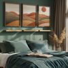 Elegant Decorative Framed MDF Paintings (3 Pieces), 35 x 47 x 3.5 cm | 100% MDF & Pine Wood Frame, UV Printed | Perfect for Home Decor & Art Lovers